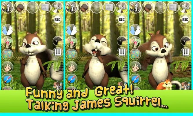 Talking James Squirrel android App screenshot 9